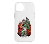 Custodia per iPhone 14 Plus Giudice Dredd Drop Your Weapons Creeps! Retro 2000 AD Comic