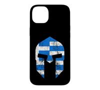 Custodia per iPhone 14 Plus Gladiatori greci Spartan Casco Grecia Sparta
