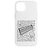 Custodia per iPhone 14 Plus Glockenspiel Note Musicali Percussionista