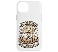 Custodia per iPhone 14 Plus Goldendoodle Mom Goldendoodle Dad Once You Go Doodle Proprietario