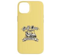 Custodia per iPhone 14 Plus Golf Cart Society Golf Round Energy Membri rimbalzano Fairways