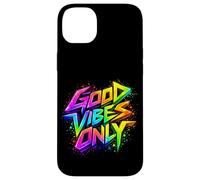 Custodia per iPhone 14 Plus Good Positive Graffiti Vibes Quotes Colorful Splach Colors