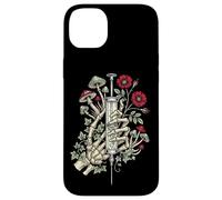 Custodia per iPhone 14 Plus Gothic Floral Skeleton Hand Syringe Funny Nurse