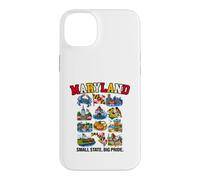 Custodia per iPhone 14 Plus Granchio blu di Chesapeake Bay del Maryland Small State Big Pride