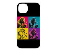 Custodia per iPhone 14 Plus Grande piede che soffia un dente di leone, arte vintage