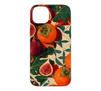 Custodia per iPhone 14 Plus Grappolo di frutteto di fichi e cachi