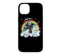 Custodia per iPhone 14 Plus Grim Reaper Riding Unicorn | Aesthetic Pastel Goth Girls