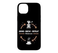 Custodia per iPhone 14 Plus Grind Brew Repeat routine caffè pour over casa
