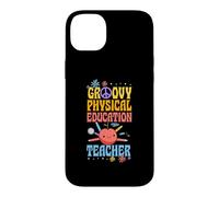 Custodia per iPhone 14 Plus Groovy Educazione Fisica Insegnante 60s Throwback Day Pace