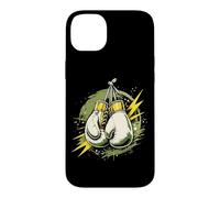 Custodia per iPhone 14 Plus Guantoni da boxe vintage con grafica di combattimento