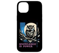 Custodia per iPhone 14 Plus Gufo - Knowledge is Power - Wisdom Owl Design