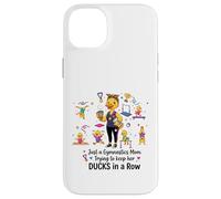 Custodia per iPhone 14 Plus Gymnastics Mom Funny Ducks Gymnastics Mama