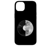 Custodia per iPhone 14 Plus Half Moon Vinyl Record Design - Music Lover Lunar Graphic