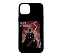 Custodia per iPhone 14 Plus Halloween Haunted House Of Horrors Entra a tuo rischio e pericolo