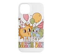 Custodia per iPhone 14 Plus Happy Earth Day Planet Birthday Party Celebration