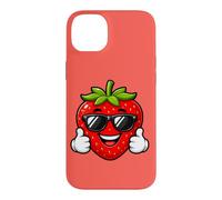 Custodia per iPhone 14 Plus Happy Strawberry Pollice Up Summer Cool Vibes