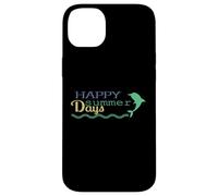 Custodia per iPhone 14 Plus Happy Summer Days Delfino Spiaggia Onda Carino Estate Delfini