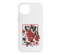 Custodia per iPhone 14 Plus Harajuku Japanese Aesthetic Red Oni Demon Mask