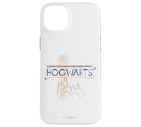 Custodia per iPhone 14 Plus Harry Potter Hogwarts Castle Line Drawing