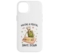 Custodia per iPhone 14 Plus Having a Mental Bake Down Skeleton Funny Baker Meme Baking