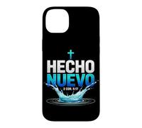 Custodia per iPhone 14 Plus Hecho Nuevo Battesimo Acqua Español Christian Spanish Faith