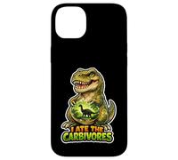 Custodia per iPhone 14 Plus Ho mangiato i carbivori Dino Keto Humor