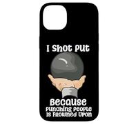 Custodia per iPhone 14 Plus Ho sparato a mettere perché prendere a pugni le persone è disapprovato dall'atletica leggera