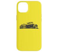 Custodia per iPhone 14 Plus Hot Rod Rust Racer Vintage Graphic Old Muscle Car
