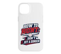 Custodia per iPhone 14 Plus How To Bunt, Hit a Dinger Funny Baseball Player Home Run Fun