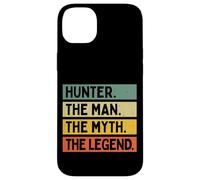 Custodia per iPhone 14 Plus Hunter The Man The Myth The Legend Citazione personalizzata divertente
