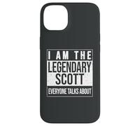 Custodia per iPhone 14 Plus I am the leggendary shirt, idea regalo per Scott