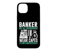 Custodia per iPhone 14 Plus I banchieri non tutti i supereroi indossano Capes Banker