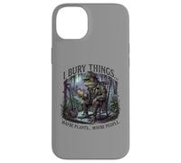 Custodia per iPhone 14 Plus I Bury Things Frog Gardener Dark Humor Shovel