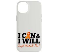Custodia per iPhone 14 Plus I Can & I Will Beat Leukemia Cancer Warrior Just Watch Me