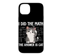Custodia per iPhone 14 Plus I Did The Math The Answer Is Cat Divertente Matematica Amante Matematica Club