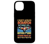Custodia per iPhone 14 Plus I Don't Always Scratch - Stecca da biliardo con 8 palline