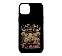 Custodia per iPhone 14 Plus I Got Quiet That Was Your Warning Highland Cow Women