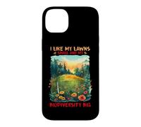 Custodia per iPhone 14 Plus I LIKE MY LAWNS SMALL AND MY BIODIVERSITY BIG