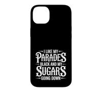 Custodia per iPhone 14 Plus I Like My Parades Black And My Sugars Going Down Emo Goth