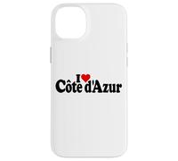 Custodia per iPhone 14 Plus I LOVE HEART COTE D'AZUR LA RIVIERA FRANCESE NICE MONACO