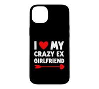 Custodia per iPhone 14 Plus I Love My Crazy Ex Girlfriend - San Valentino divertente