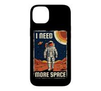 Custodia per iPhone 14 Plus I Need More Space Divertente Astronauta Pianeti Galaxy Universo