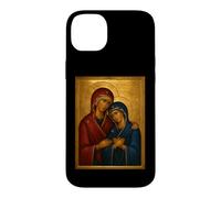 Custodia per iPhone 14 Plus Icona cattolica ortodossa di Sant'Anna e Maria Madre di Dio