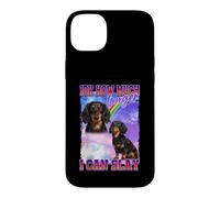 Custodia per iPhone 14 Plus IDK How Much Longer Slay Black Long Haired Dachshund Lover