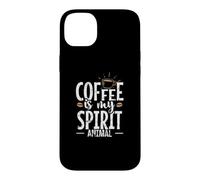Custodia per iPhone 14 Plus Il caffè è il mio spirito Animale Caffeina