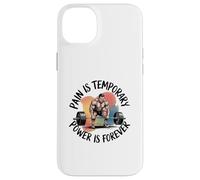 Custodia per iPhone 14 Plus Il dolore è il potere temporaneo è sempre motivazionale