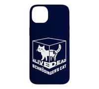 Custodia per iPhone 14 Plus Il gatto di Double Schrodinger Dead & Alive Quantum Physics