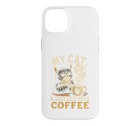 Custodia per iPhone 14 Plus Il Mio Gatto Giudica Il Mio Caffè Rituale Mattutino Club