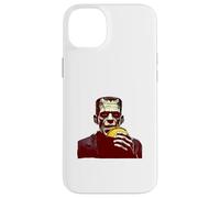 Custodia per iPhone 14 Plus Il mostro di Frankenstein mangia un taco, comico horror Food Mashup