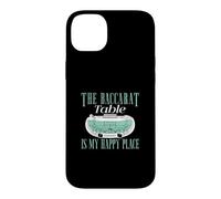 Custodia per iPhone 14 Plus Il tavolo del Baccarat è il mio posto felice Giocatori di Baccarat divertenti